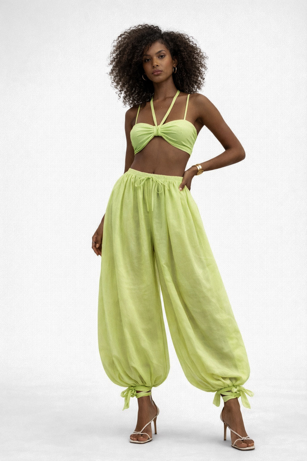 Wide-leg pants "Alladin" (part of the set)