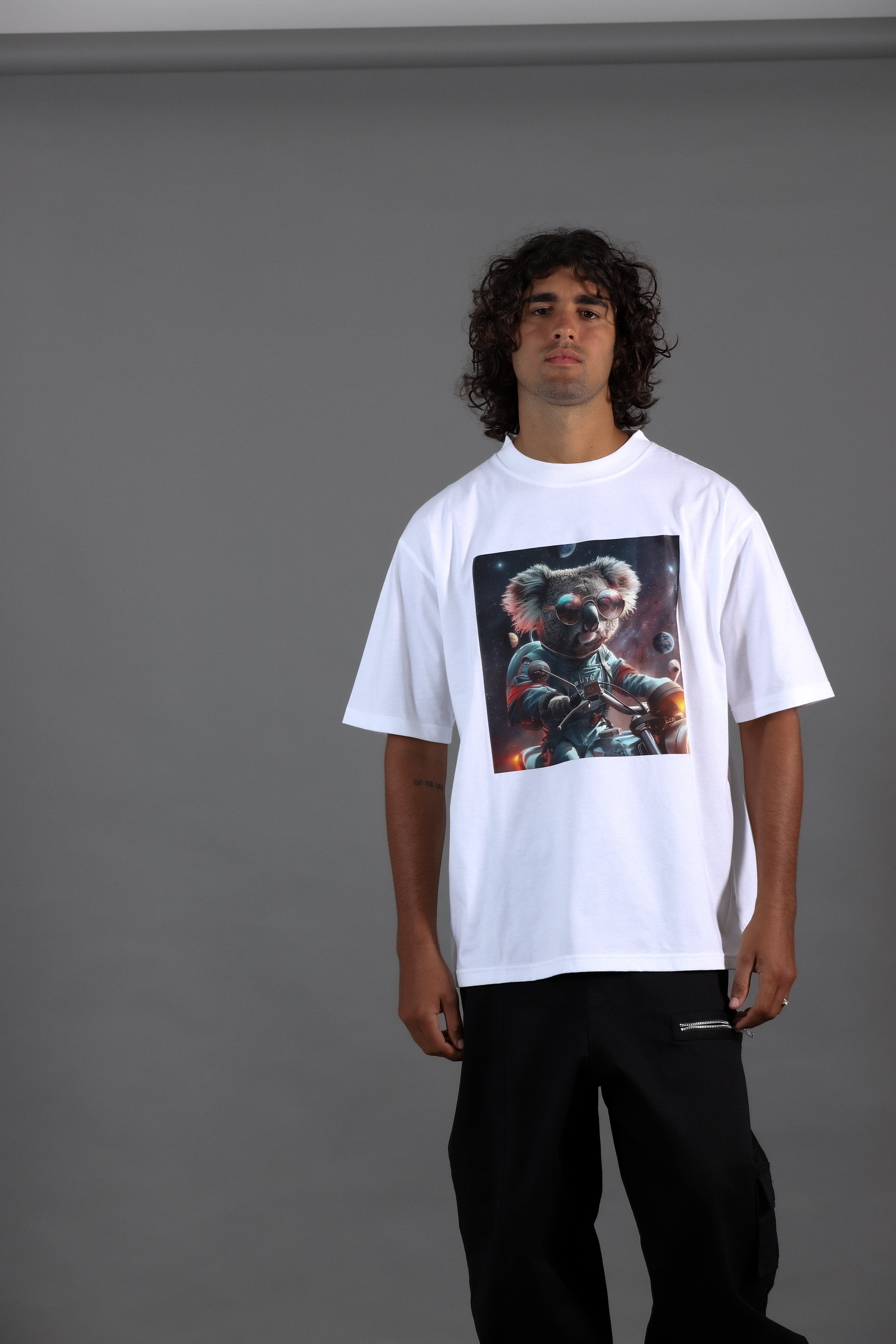 Unisex Oversized T-shirt ( Koala Print) - MUTU Brand