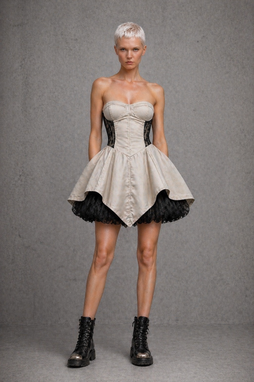 SET DRESS & BALOON SKIRT "NOT YOUR BABY"