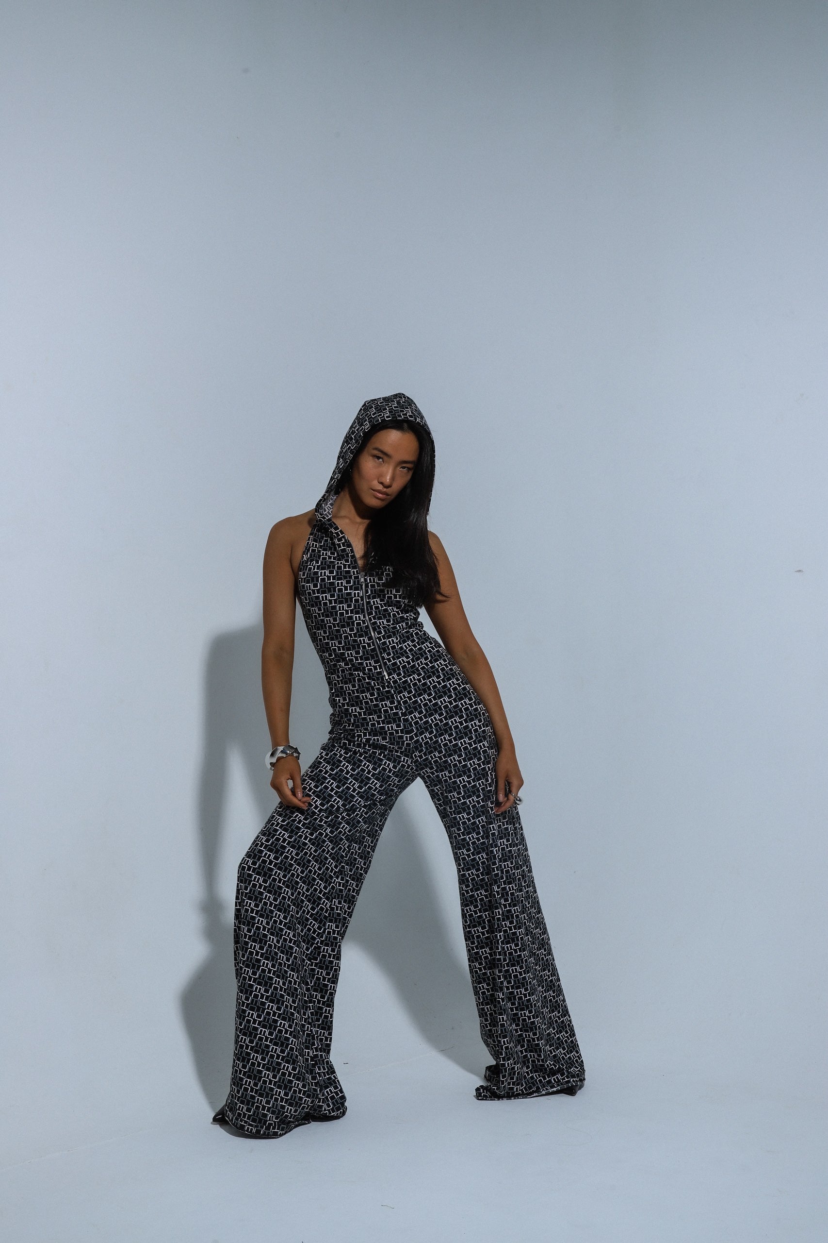 Wide-Leg Cotton Jumpsuit "Desert"