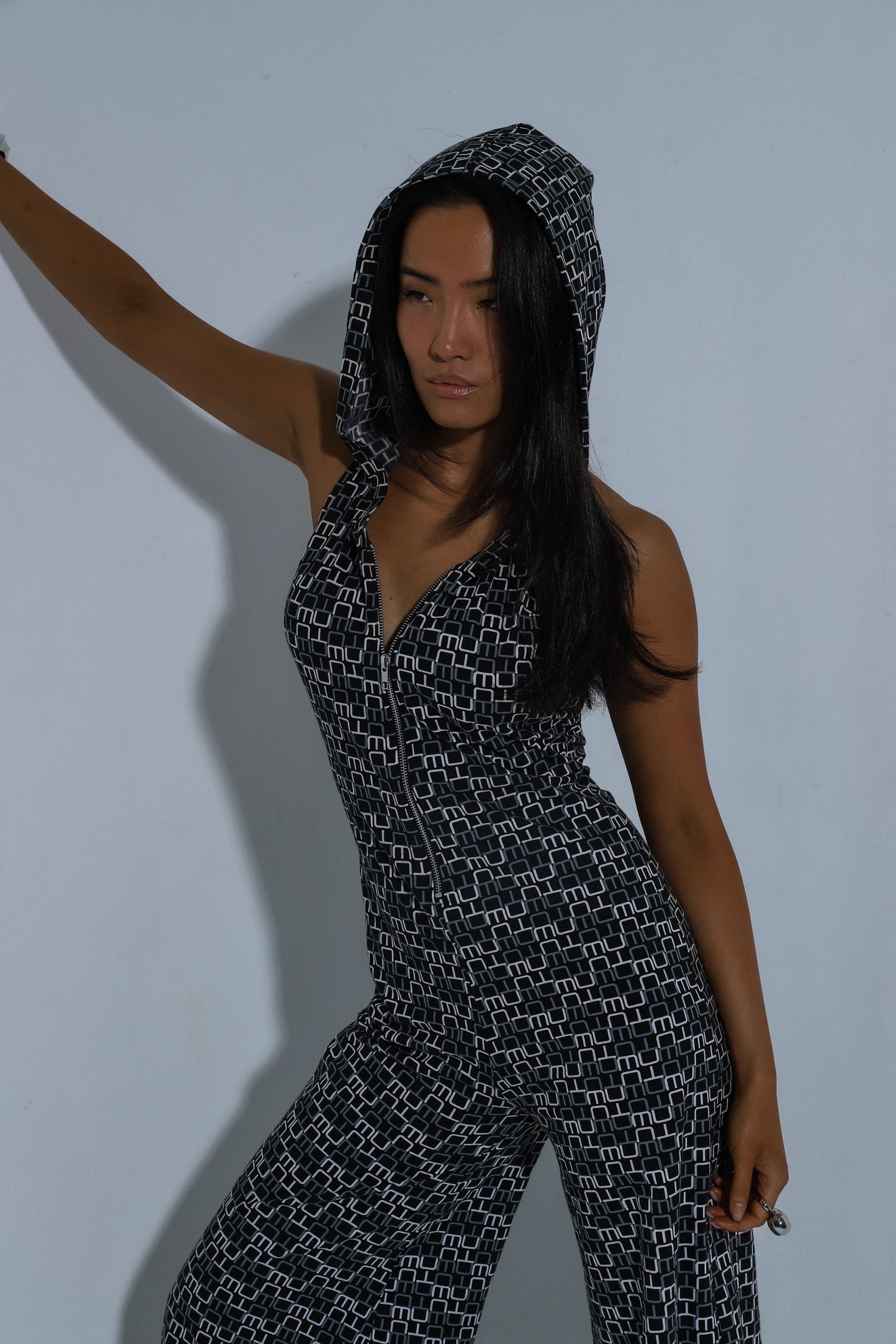 Wide-Leg Cotton Jumpsuit "Desert"